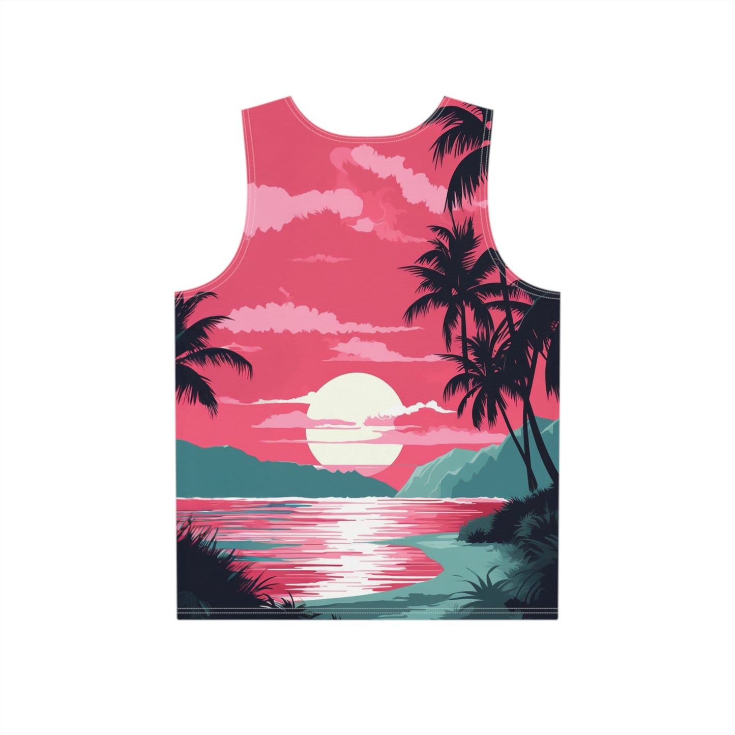 Tropical Sunset Vibes Men's Tank v1