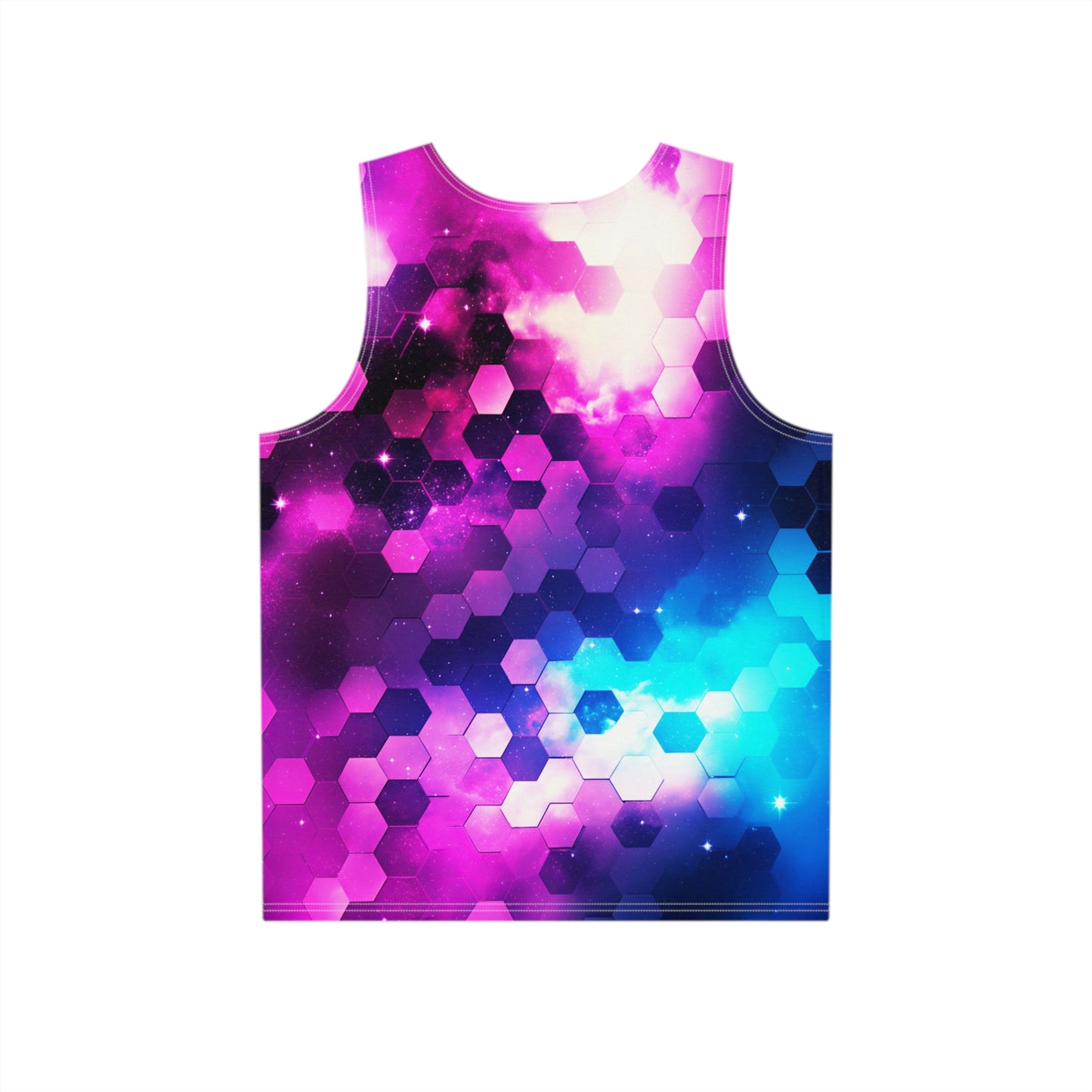 Hexagons in Space Men's Tank v1