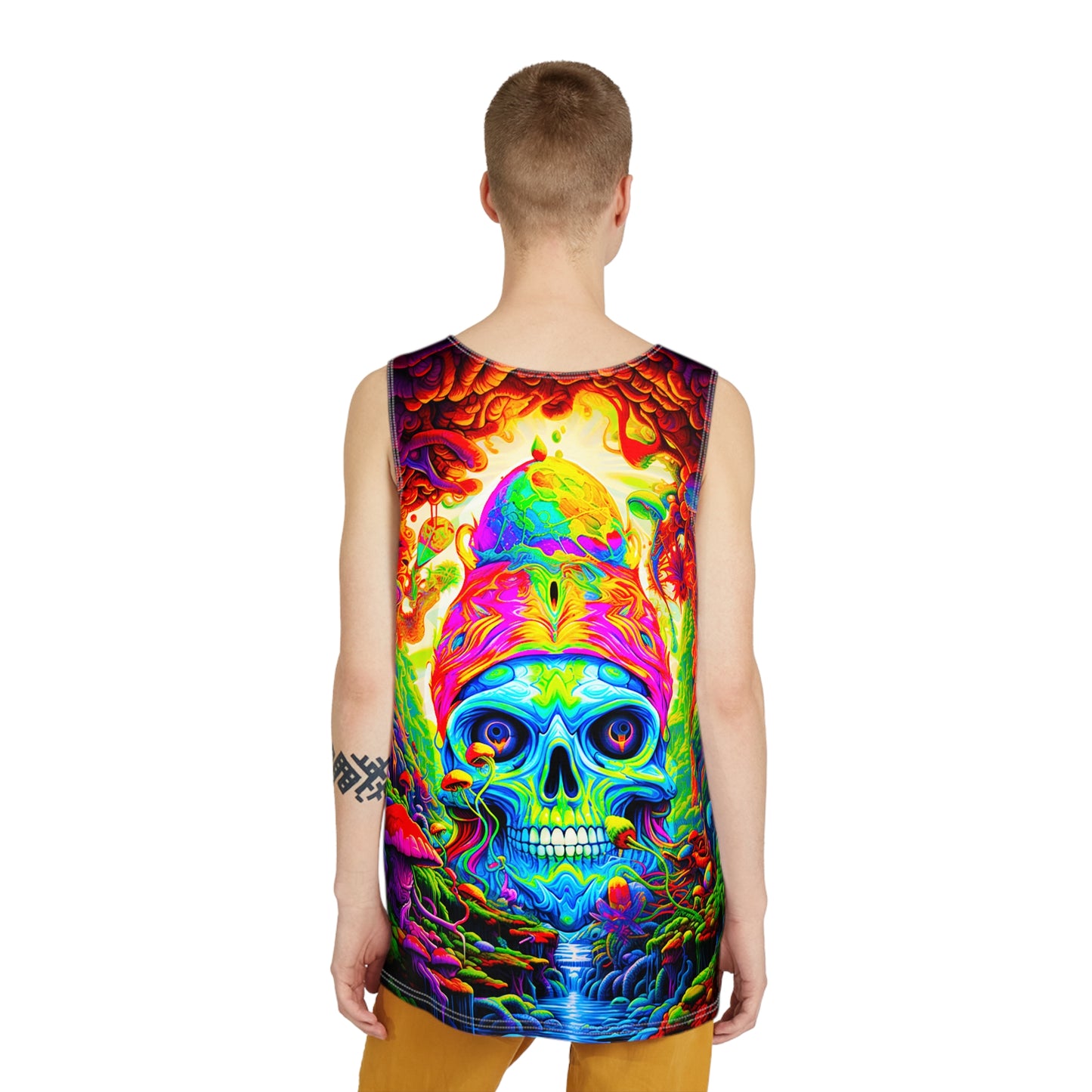 Divinity in the Forest Men's Tank v1