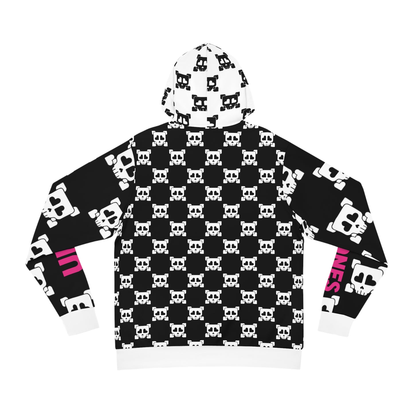 B-Side Bones Up Hoodie - Black and White v1