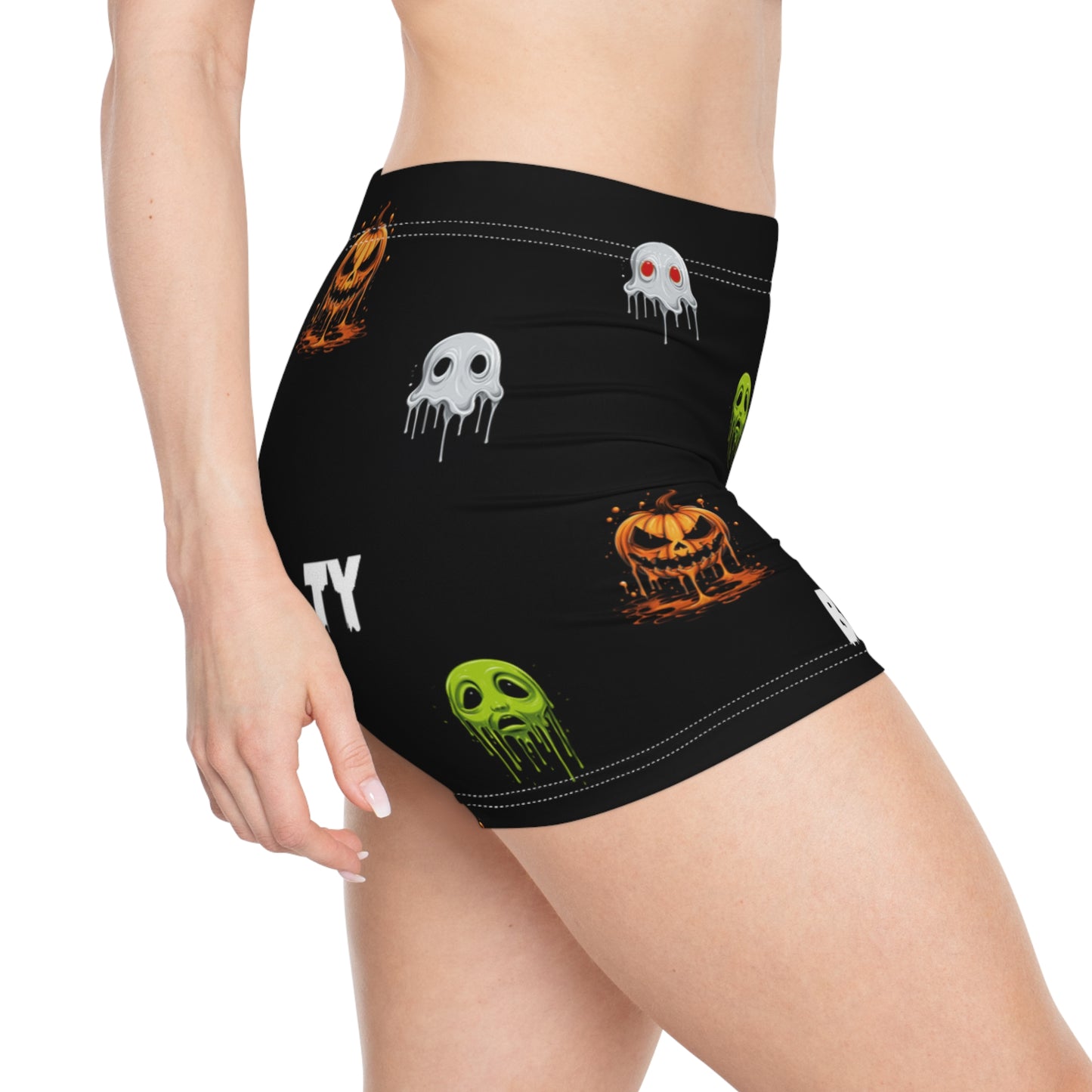 Spooky Halloween Boo-ty Shorts v1