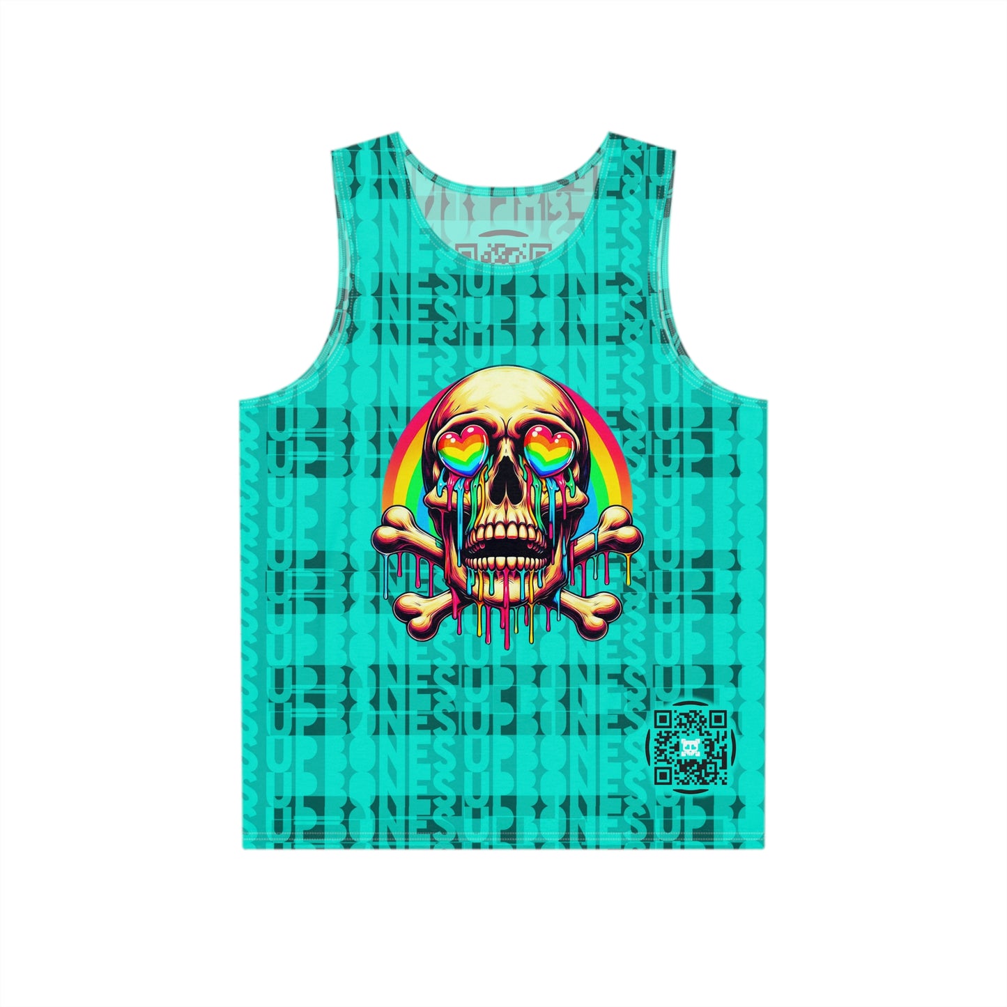 B-Side Bones Up Tank - Teal