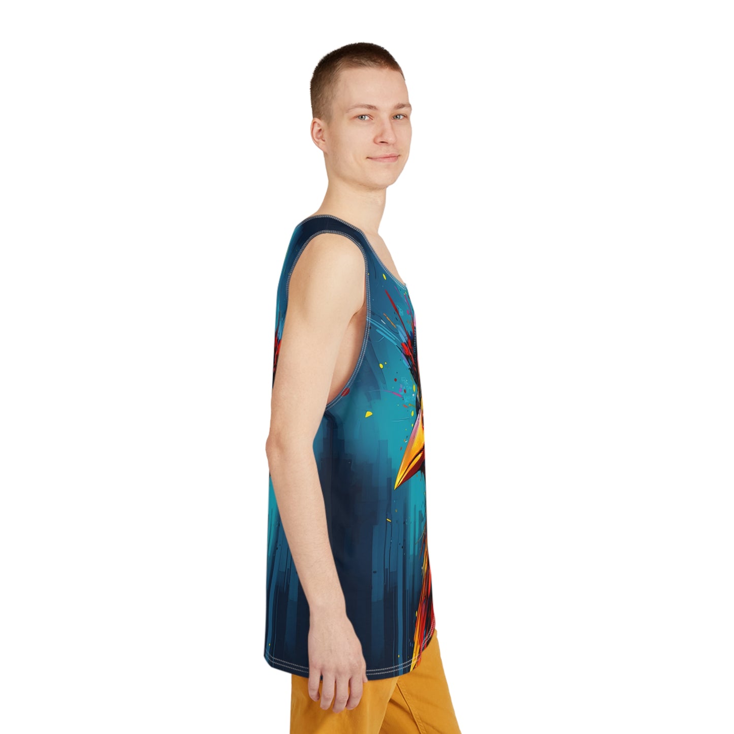 Robot Bird Future Punk Men's Tank v1
