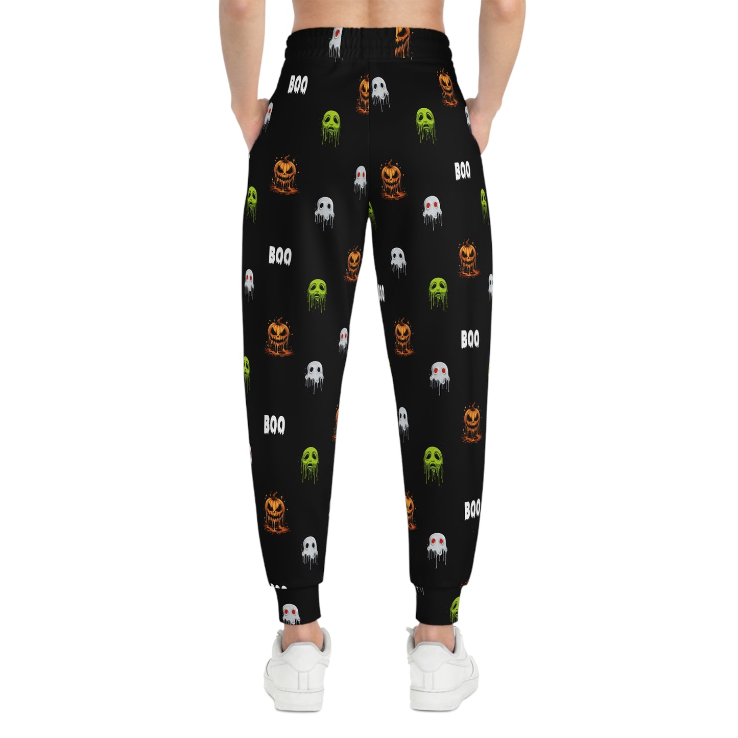 Spooky Halloween Boo Athletic Joggers v1