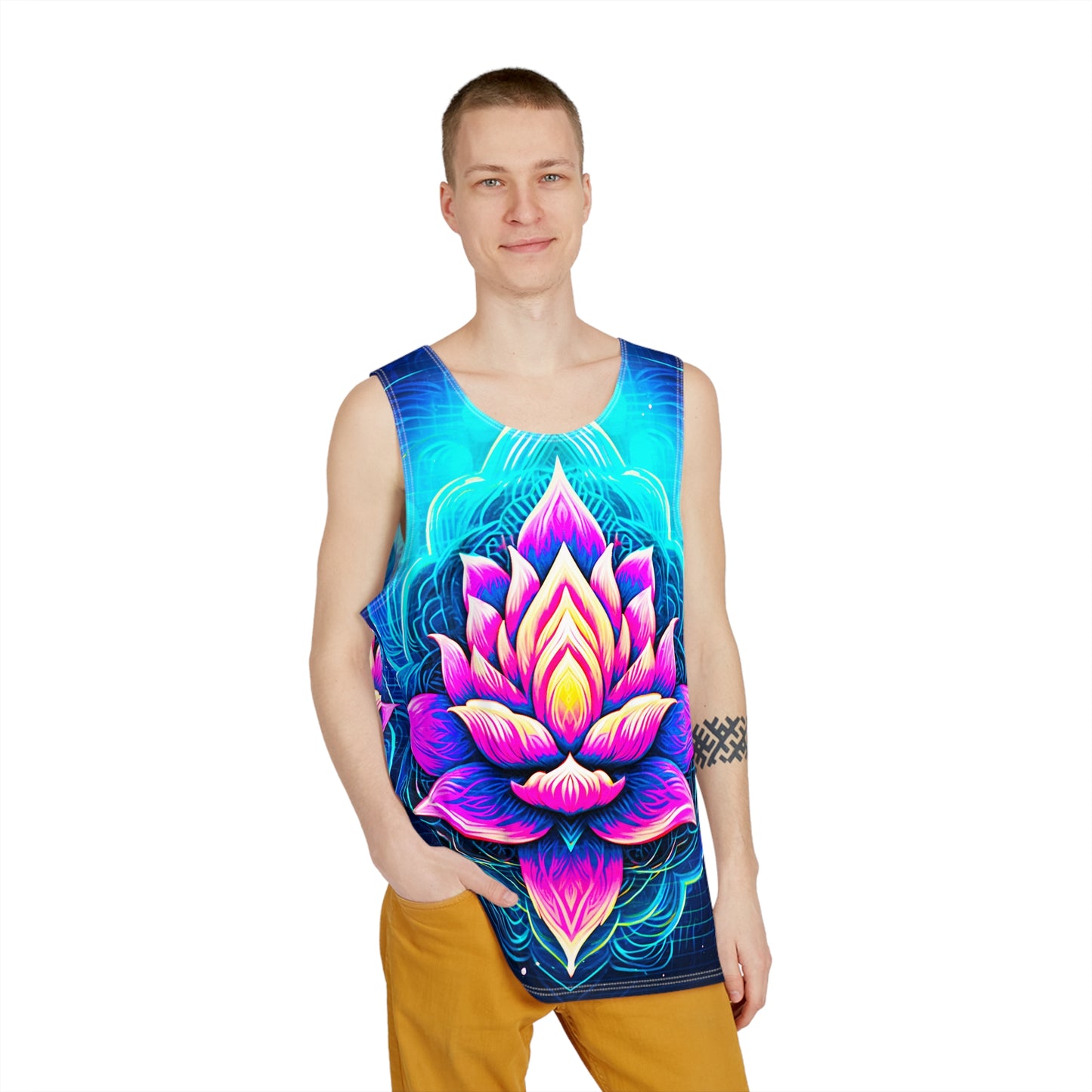 Lotus Flower Men's Tank v2
