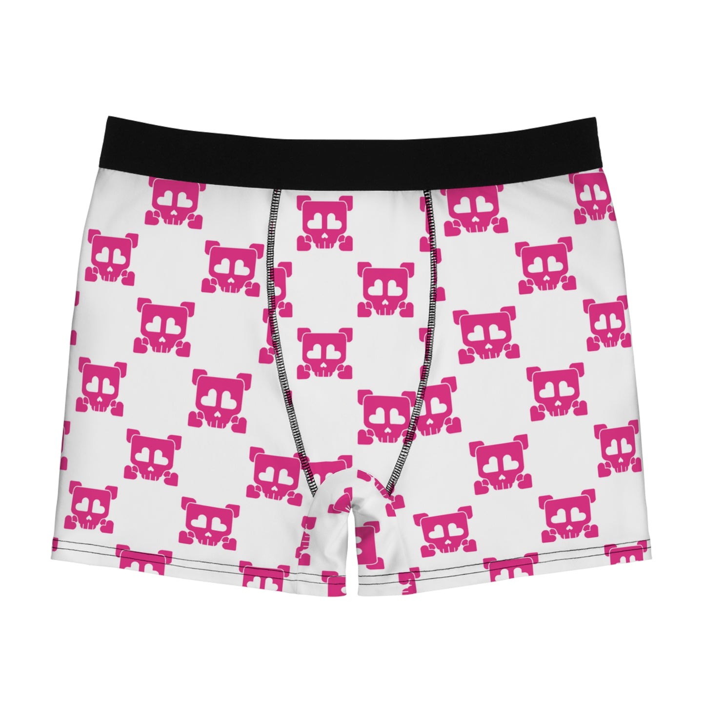 B-Side Boxer Briefs - White and Pink v1