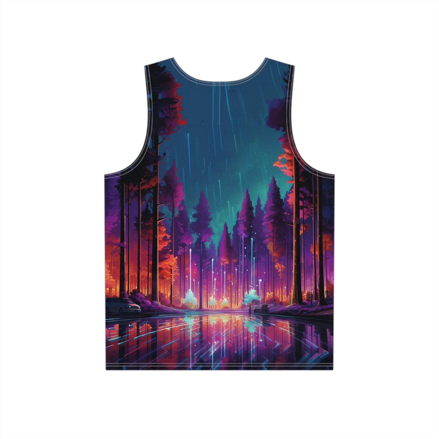 Synthwave Forest Men's Tank v1