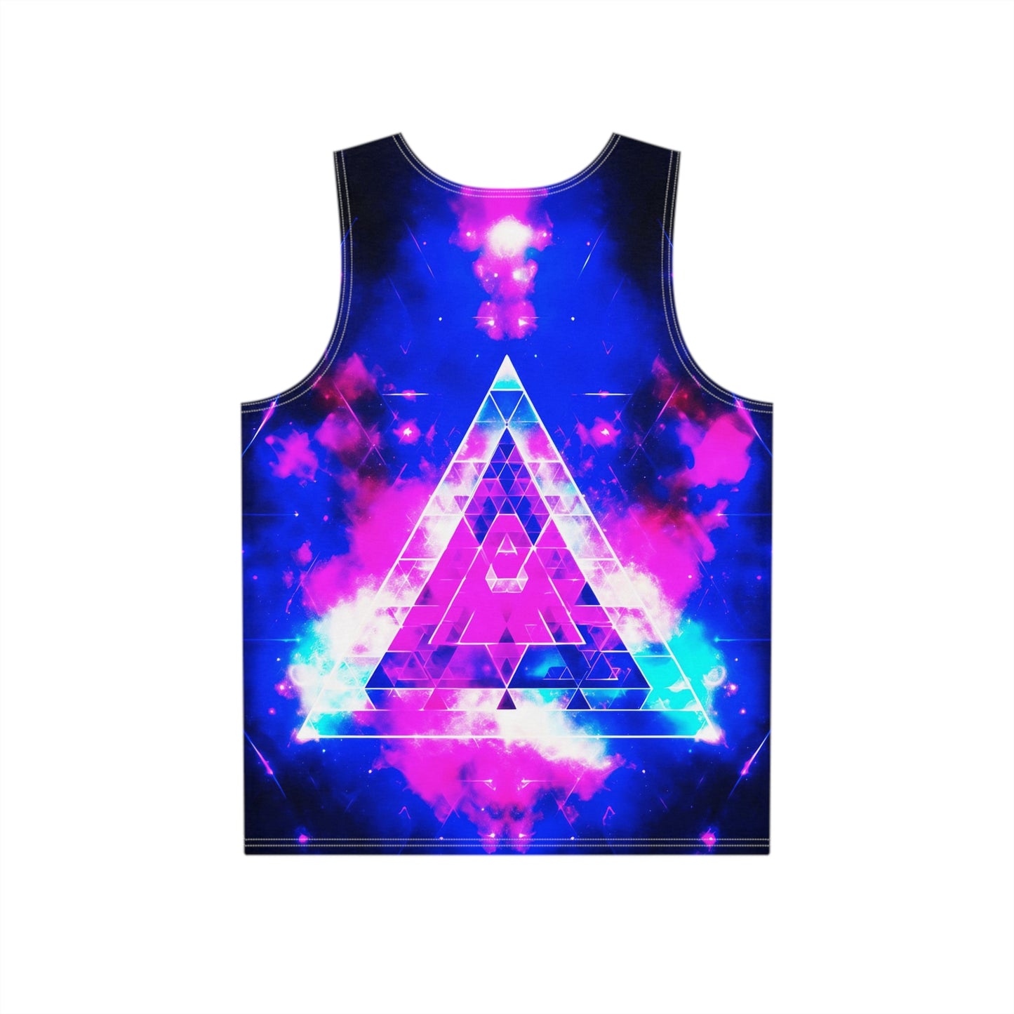 Sacred Geometry in Space Men's Tank v1