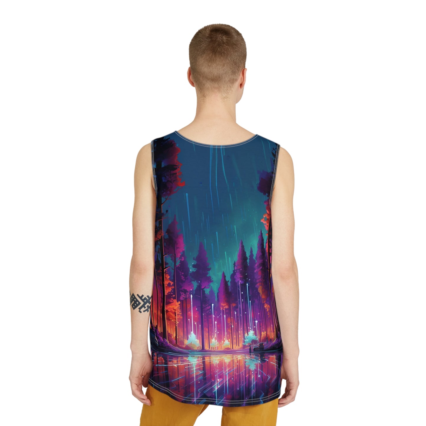 Synthwave Forest Men's Tank v1