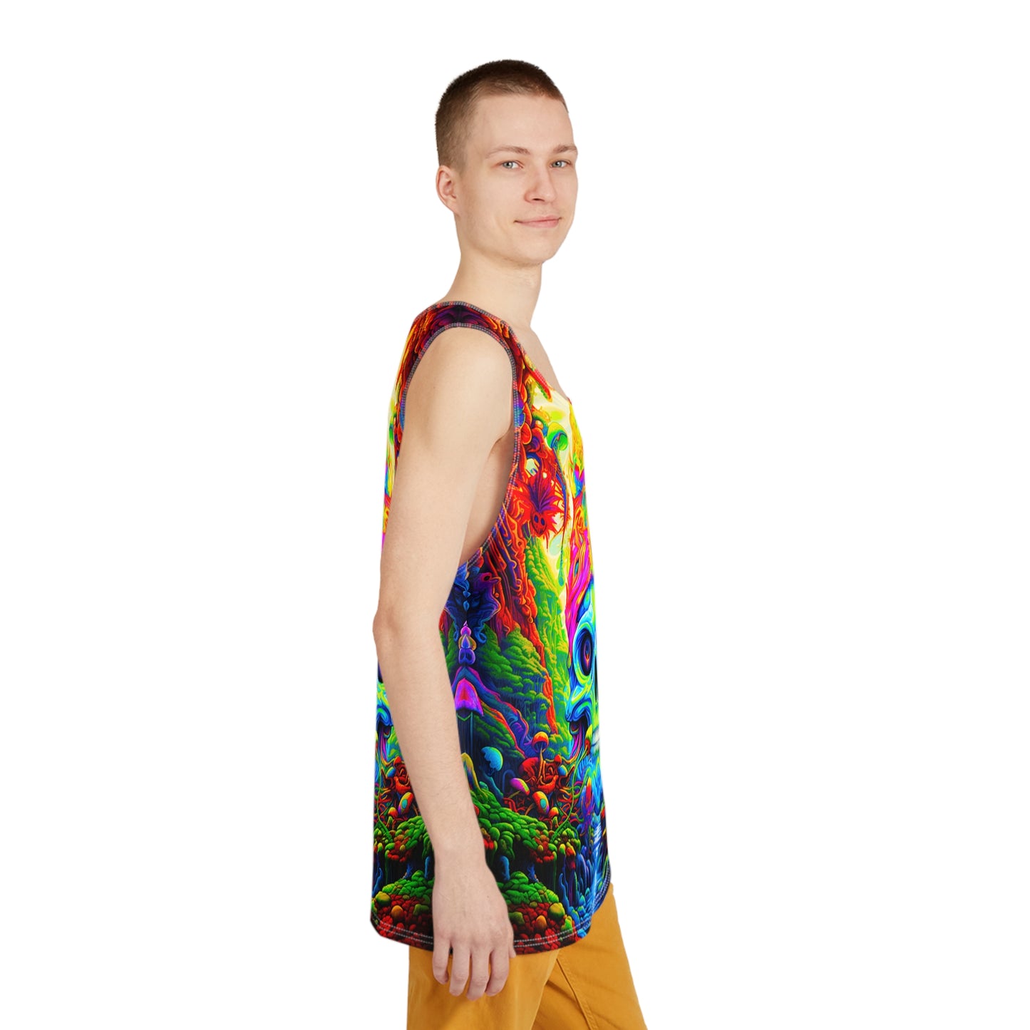 Divinity in the Forest Men's Tank v1