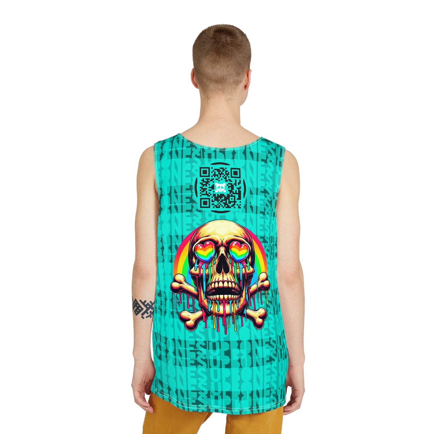 B-Side Bones Up Tank - Teal