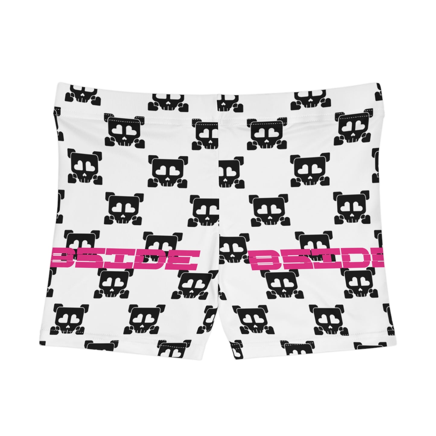 B-Side Booty Shorts - White and Black v1