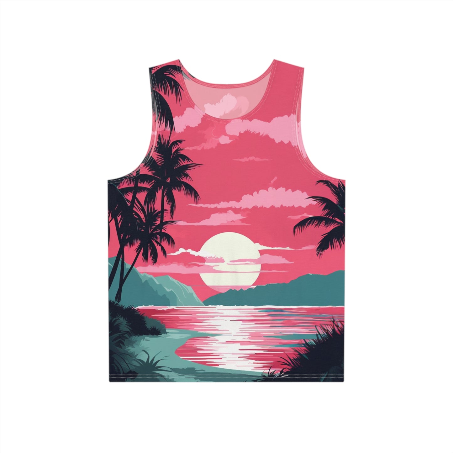 Tropical Sunset Vibes Men's Tank v1