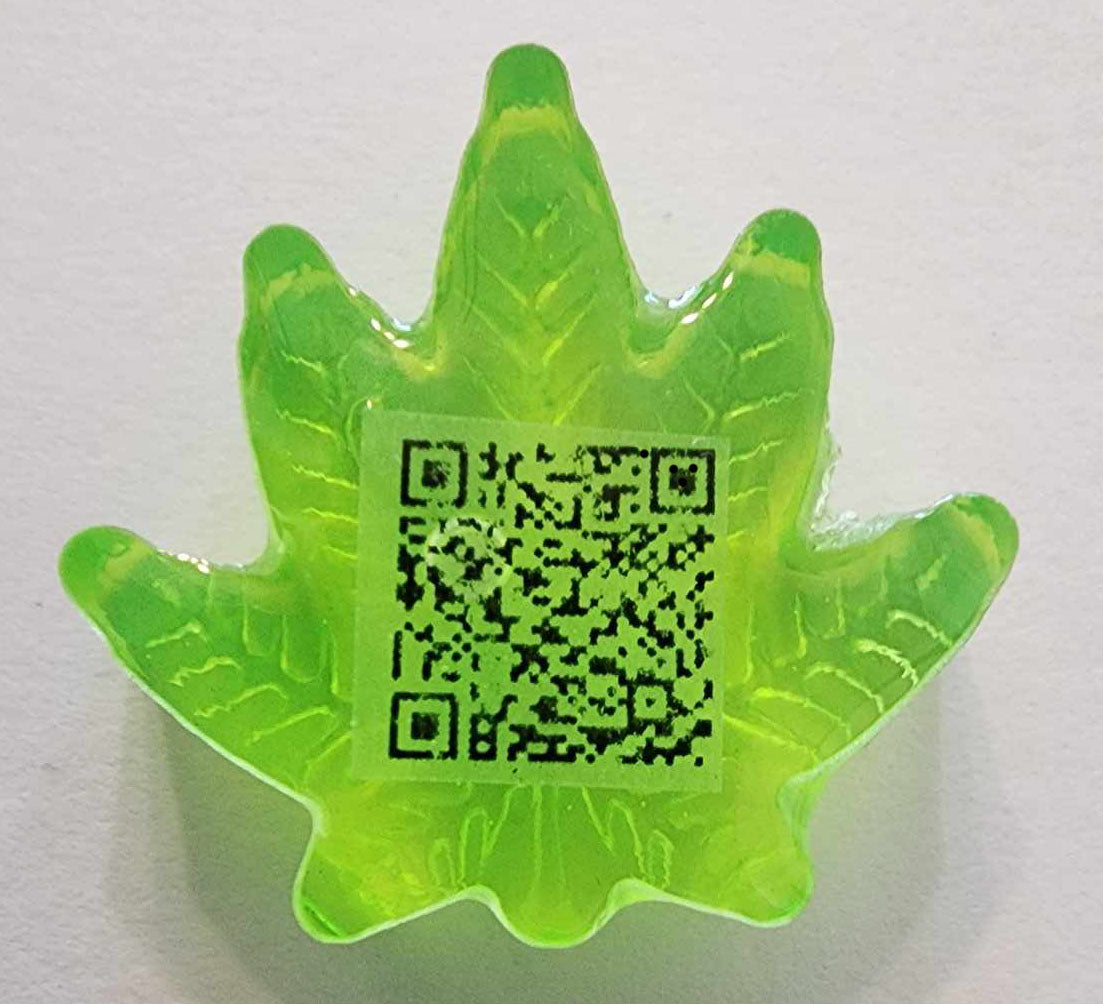 KandiLove QR Tracker Charm - Pot Leaf