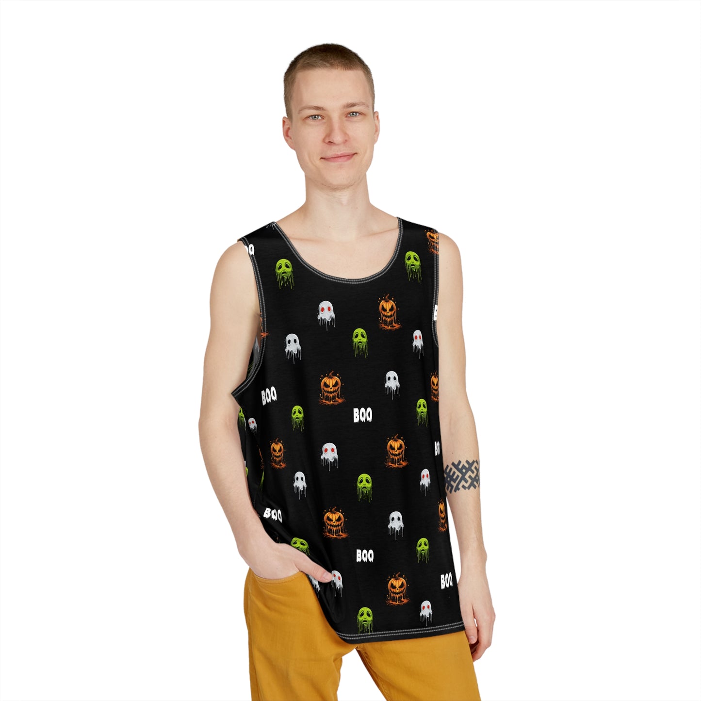 Spooky Halloween Boo Tank v1