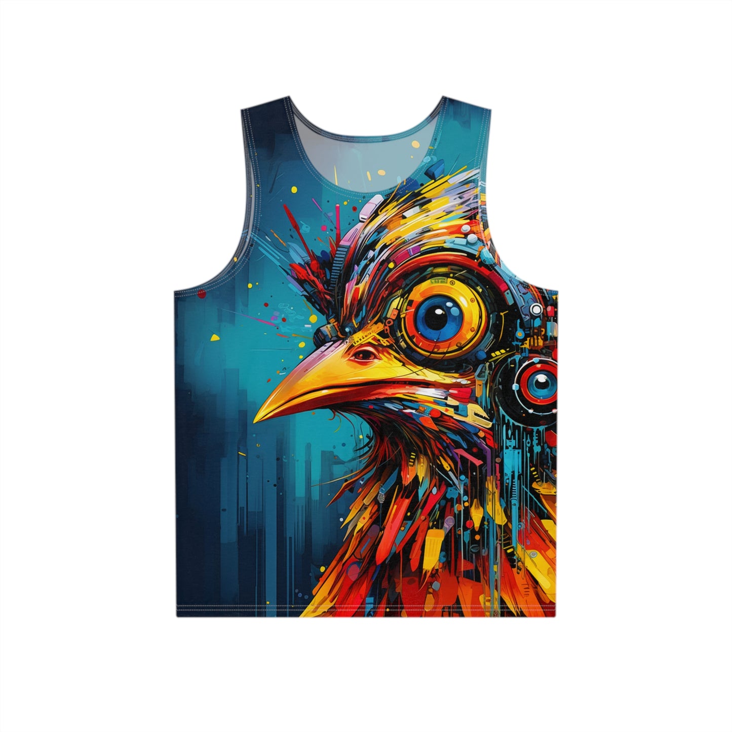 Robot Bird Future Punk Men's Tank v1