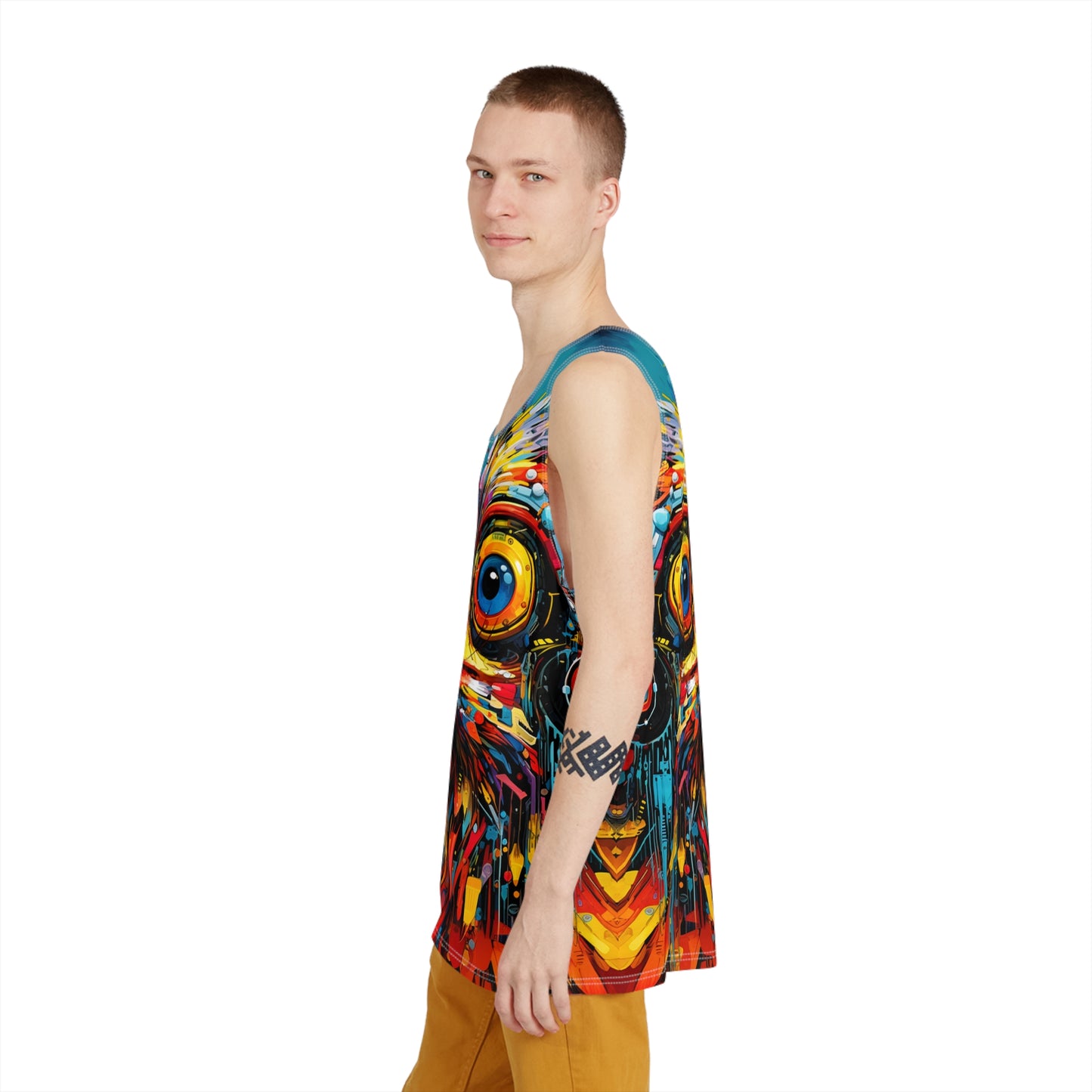 Robot Bird Future Punk Men's Tank v1