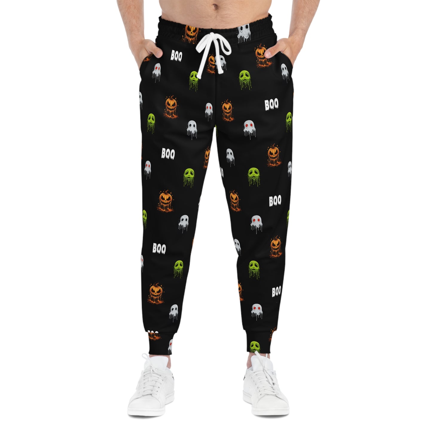 Spooky Halloween Boo Athletic Joggers v1
