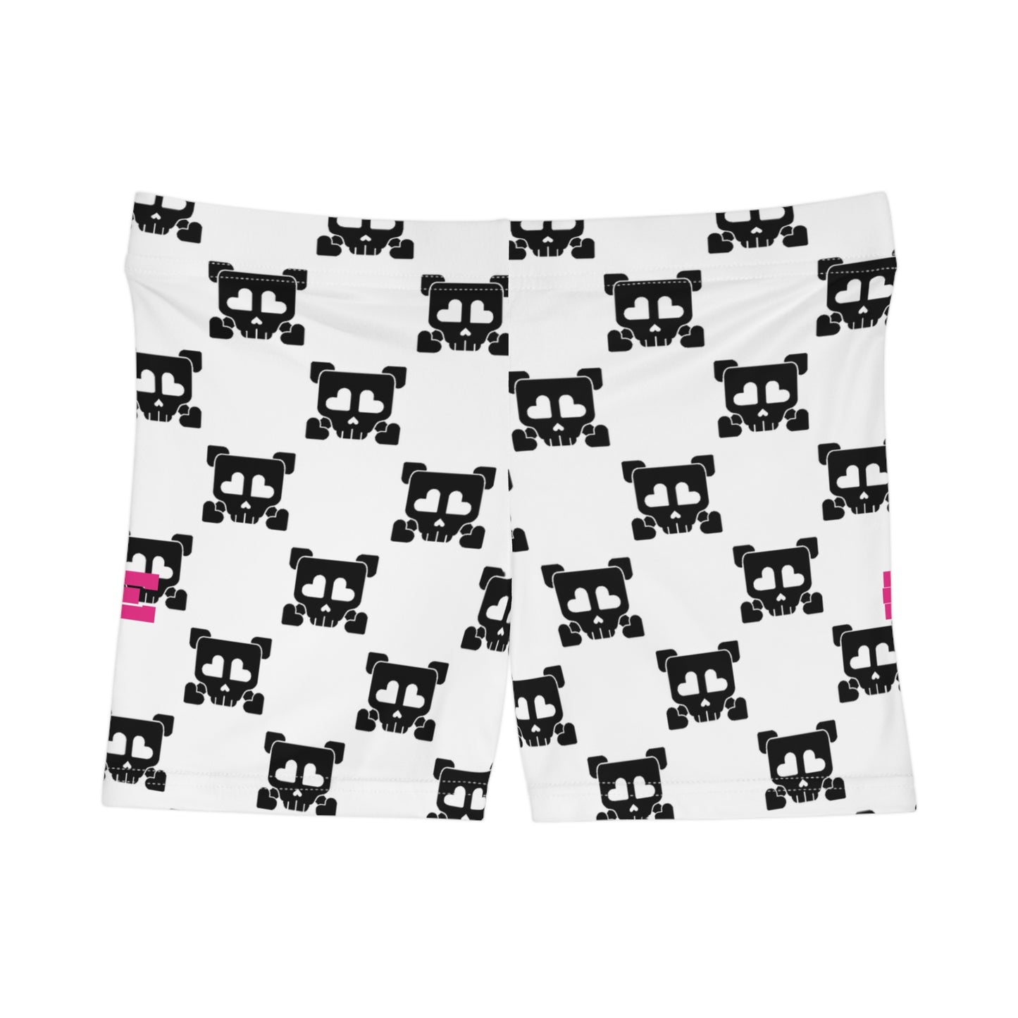 B-Side Booty Shorts - White and Black v1