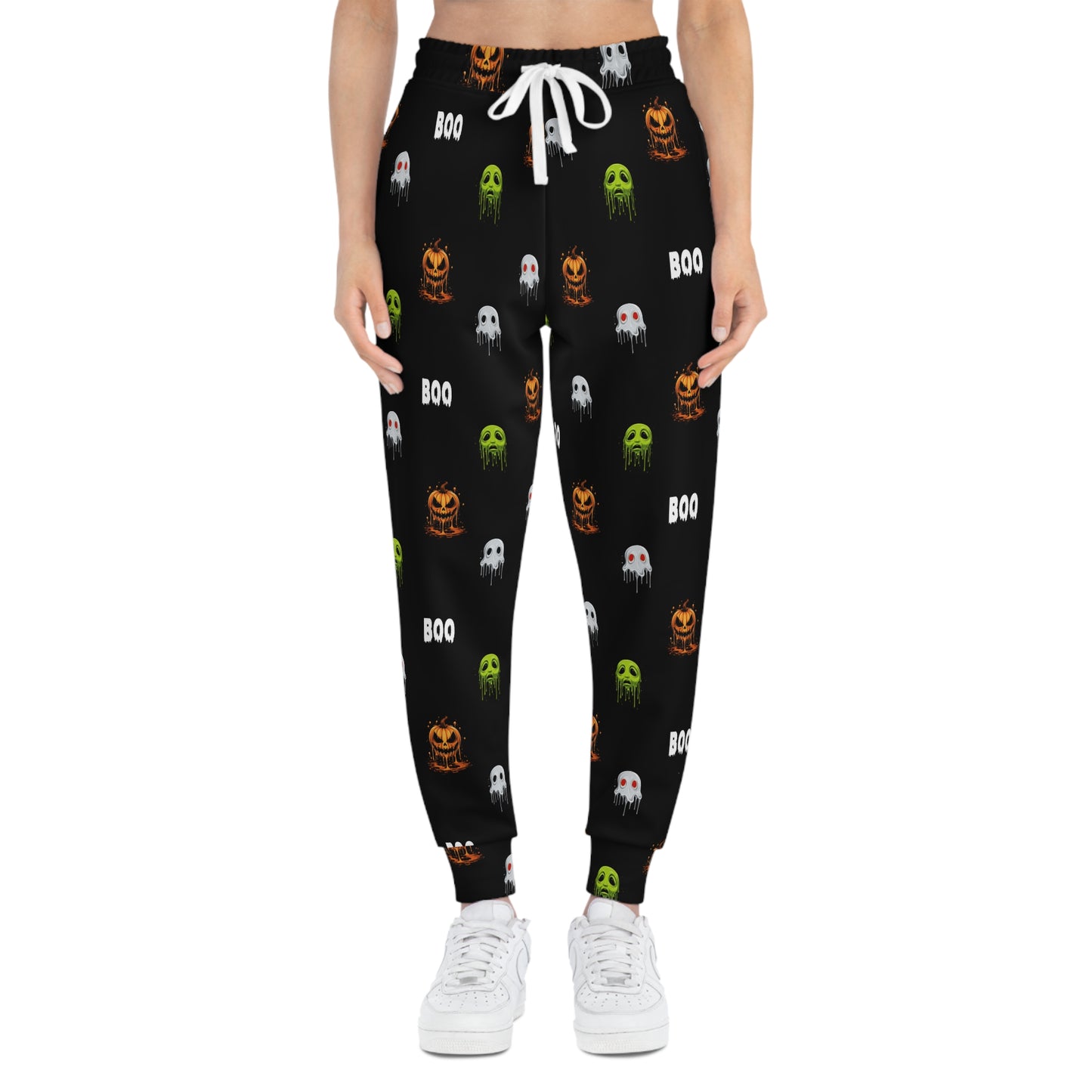 Spooky Halloween Boo Athletic Joggers v1