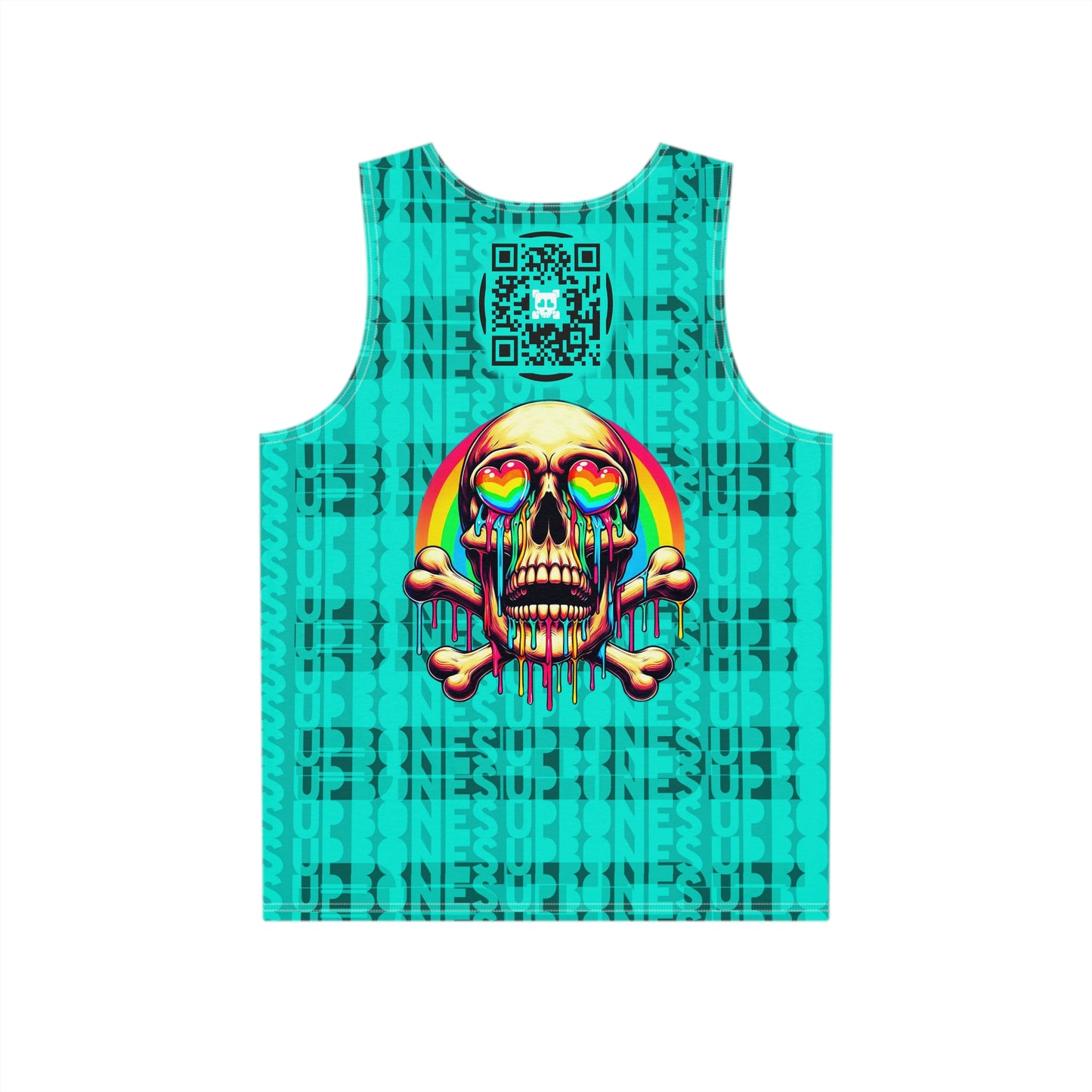 B-Side Bones Up Tank - Teal