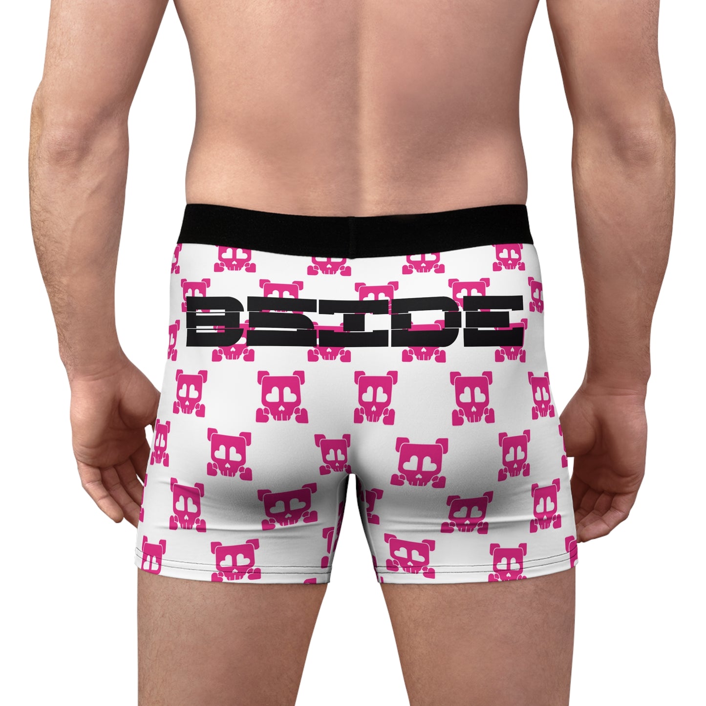 B-Side Boxer Briefs - White and Pink v1