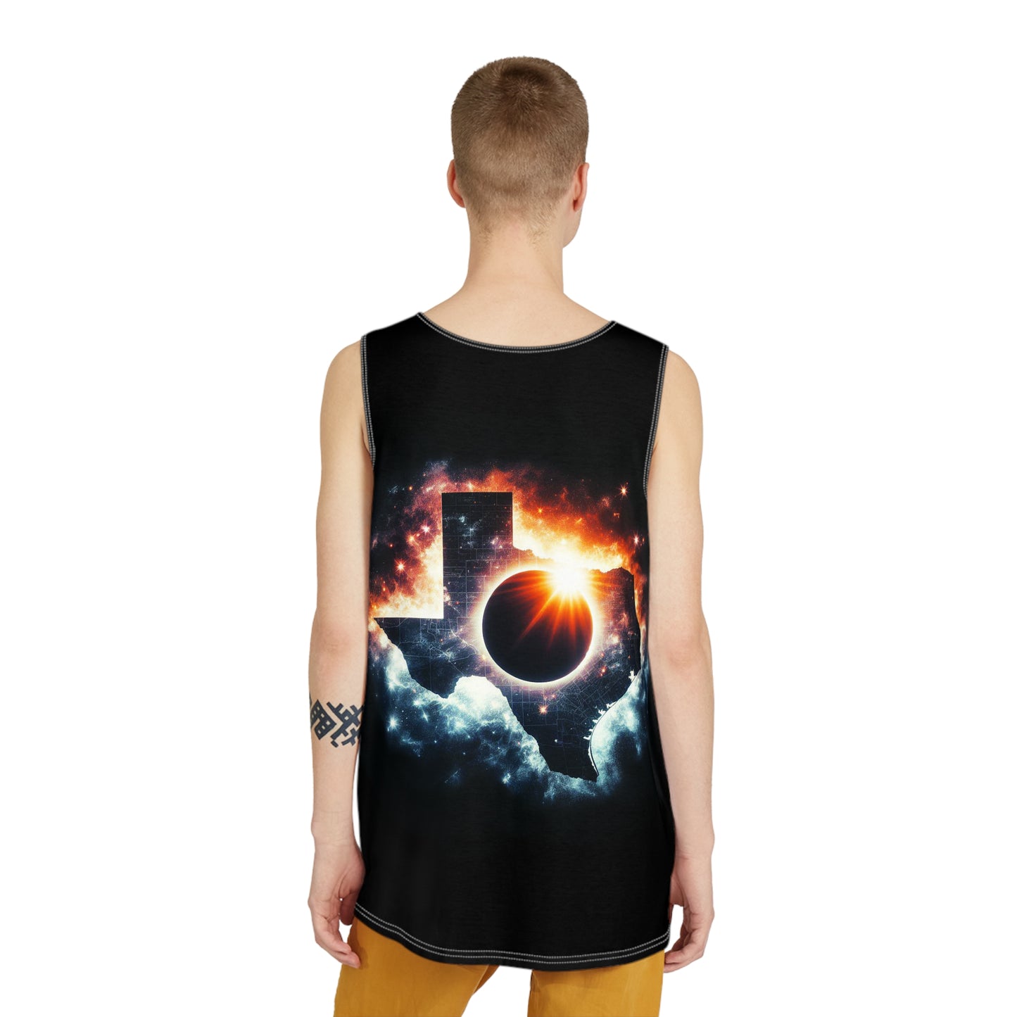 Texas Eclipse Hamsa Hand Tank Top