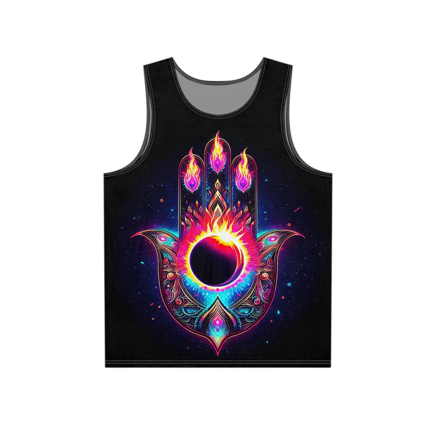 Texas Eclipse Hamsa Hand Tank Top