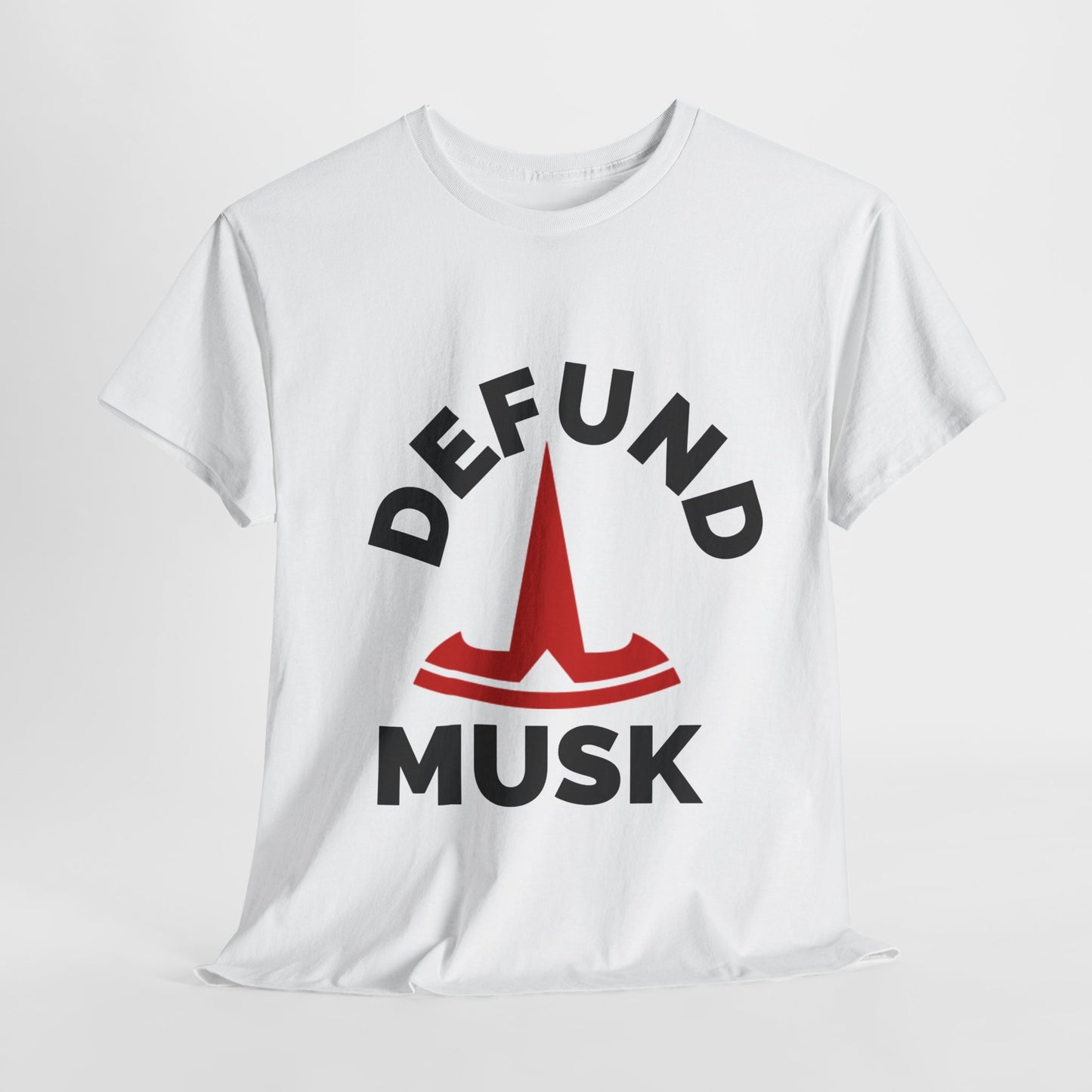 Defund Musk Unisex Heavy Cotton Tee