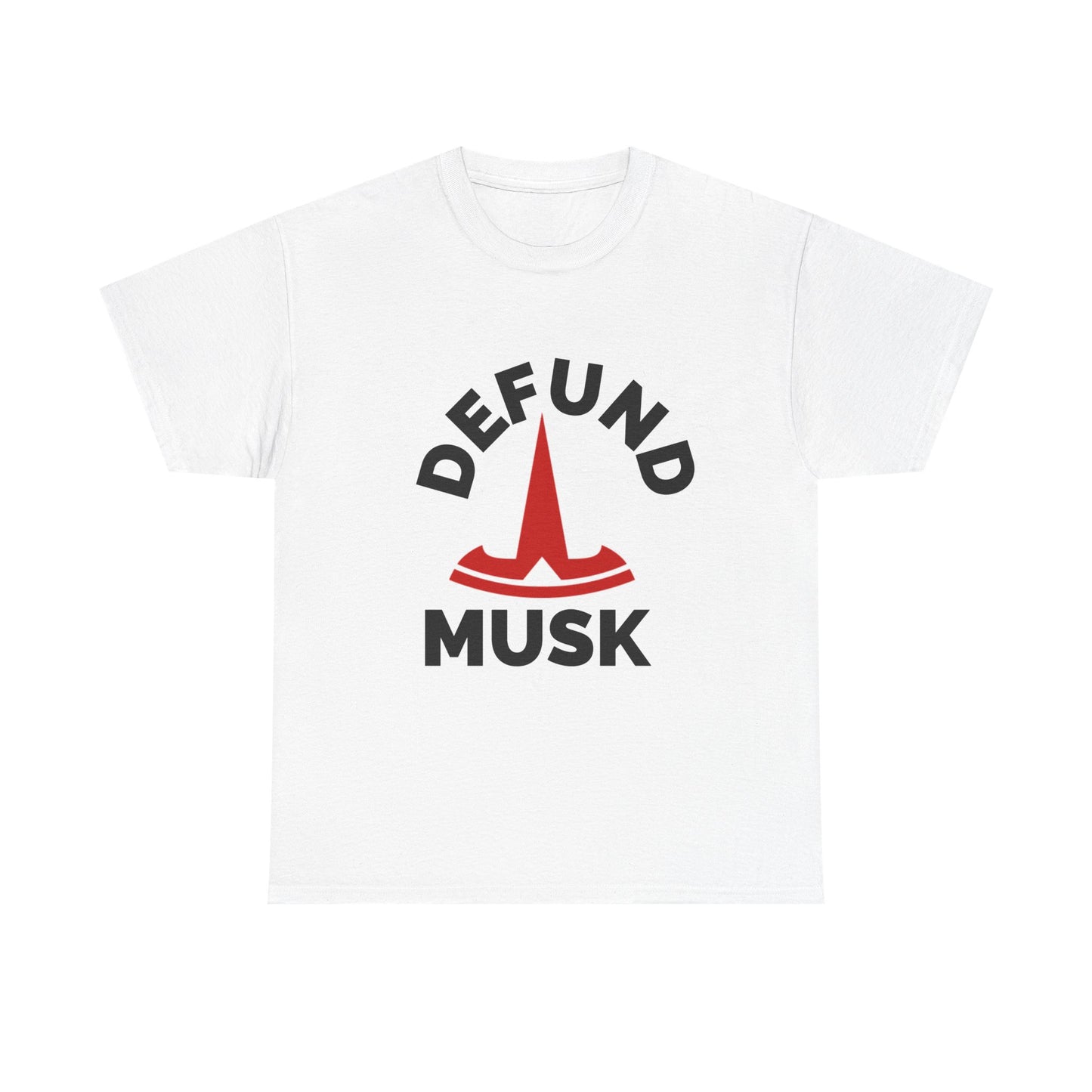 Defund Musk Unisex Heavy Cotton Tee